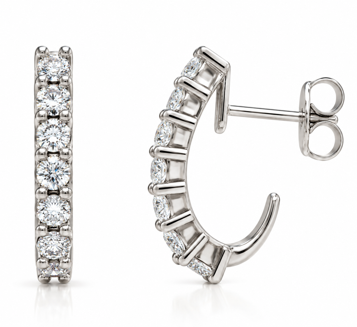 Ana Diamond Loop Earrings
