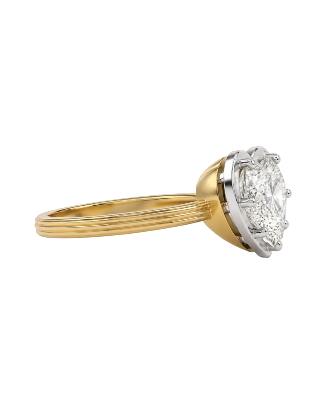 Grande Lovely Heart Diamond Ring
