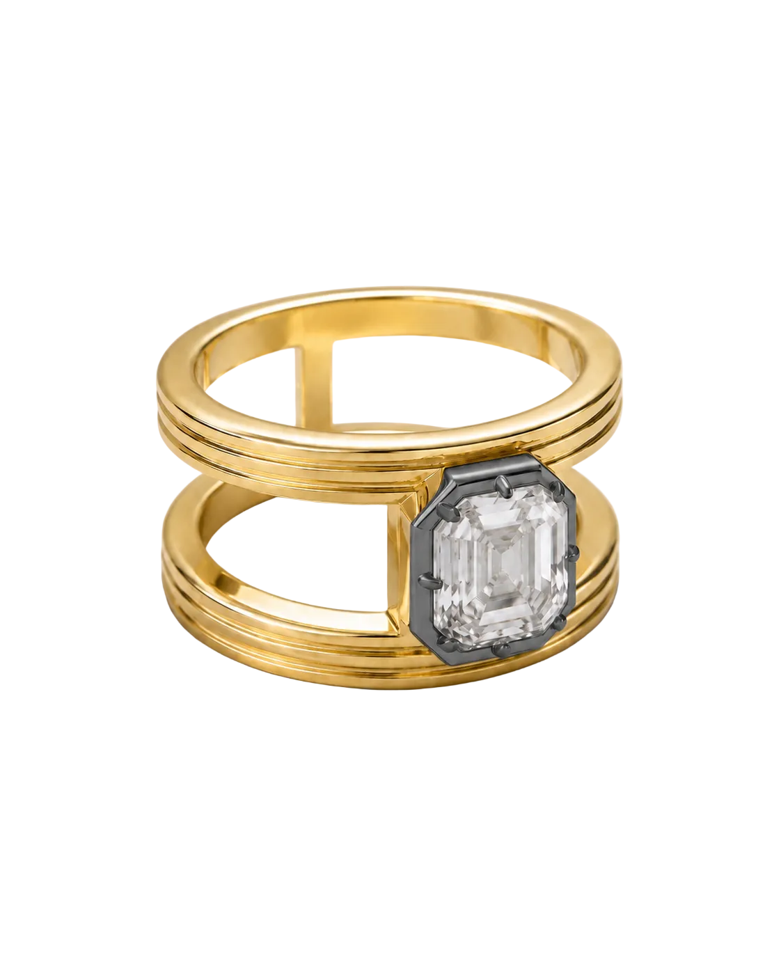 Empress Asscher Diamond Ring