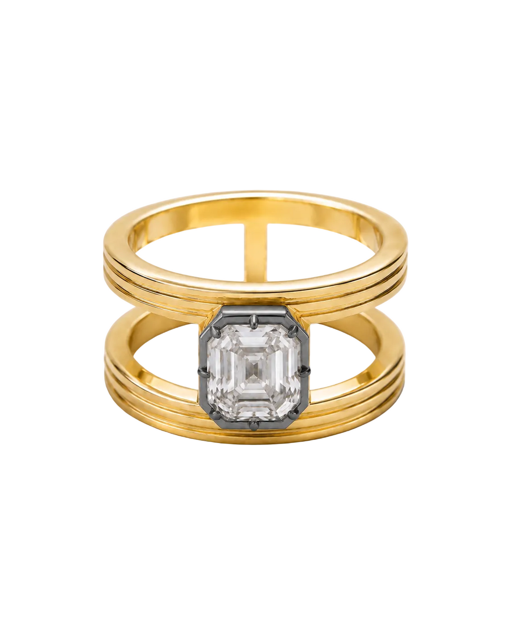Empress Asscher Diamond Ring