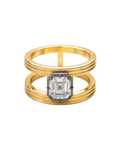 Empress Asscher Diamond Ring