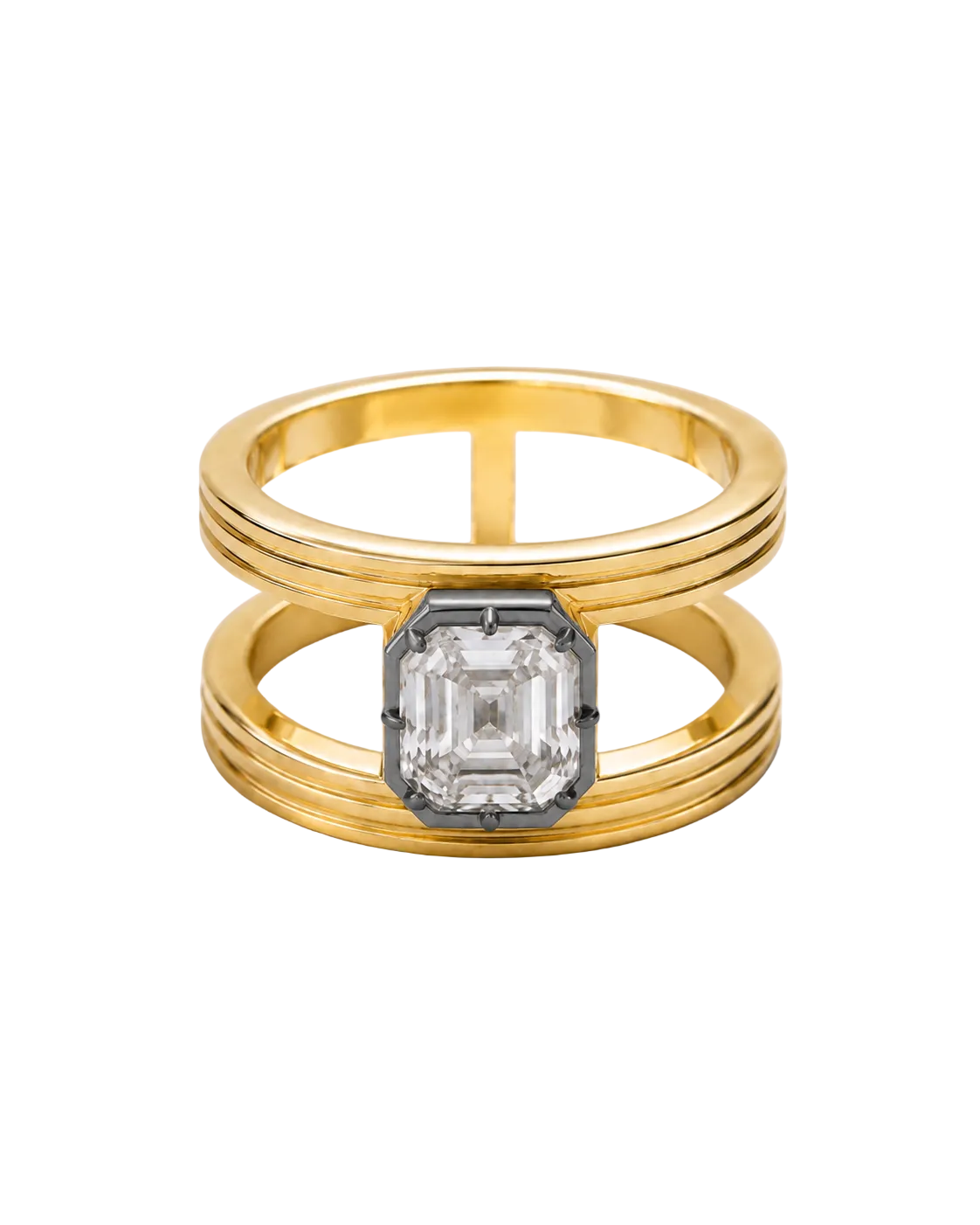 Empress Asscher Diamond Ring