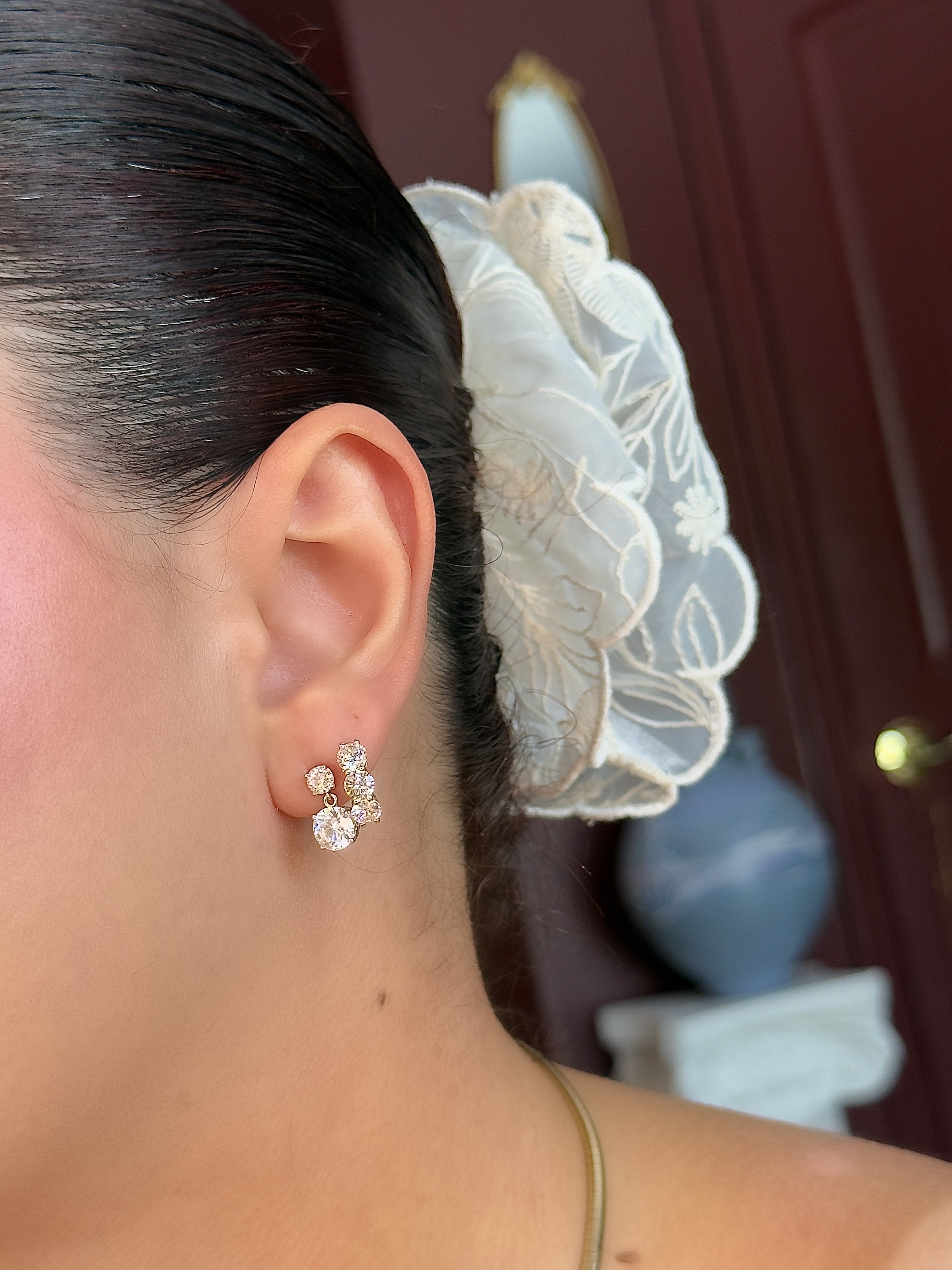 Magic Diamond Drop Earrings