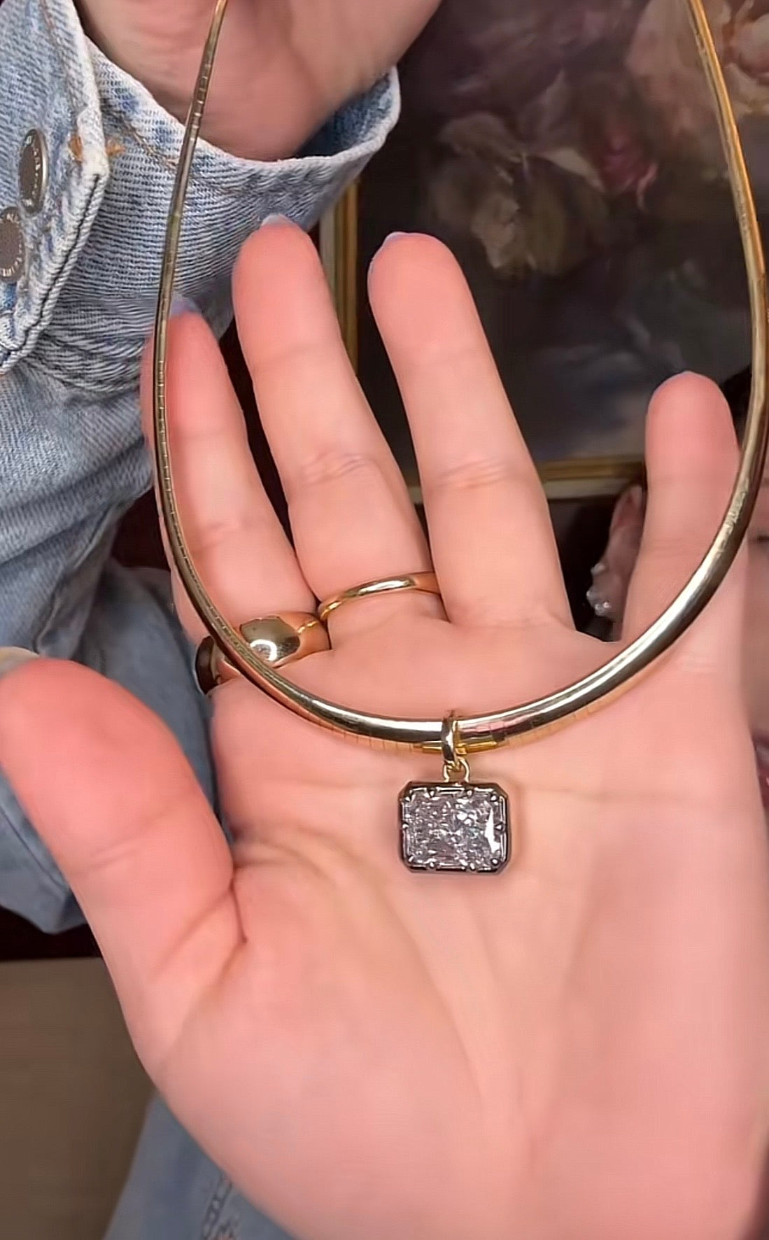 Midnight Radiant Diamond Pendant