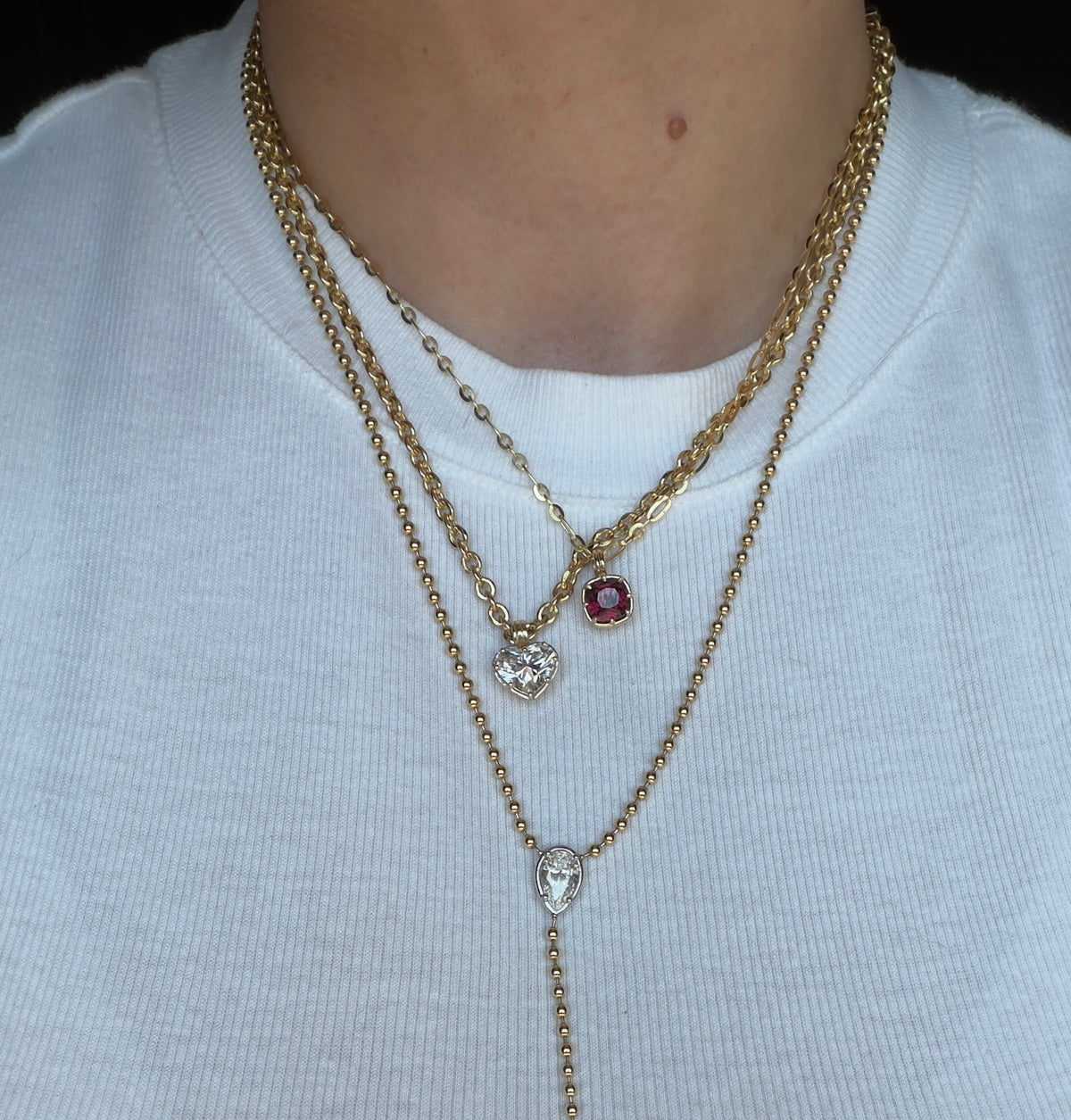 Lovely Heart Diamond Pendant