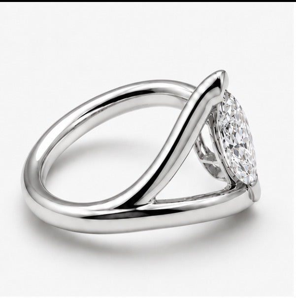 Cleopatra Marquise Pinky Ring