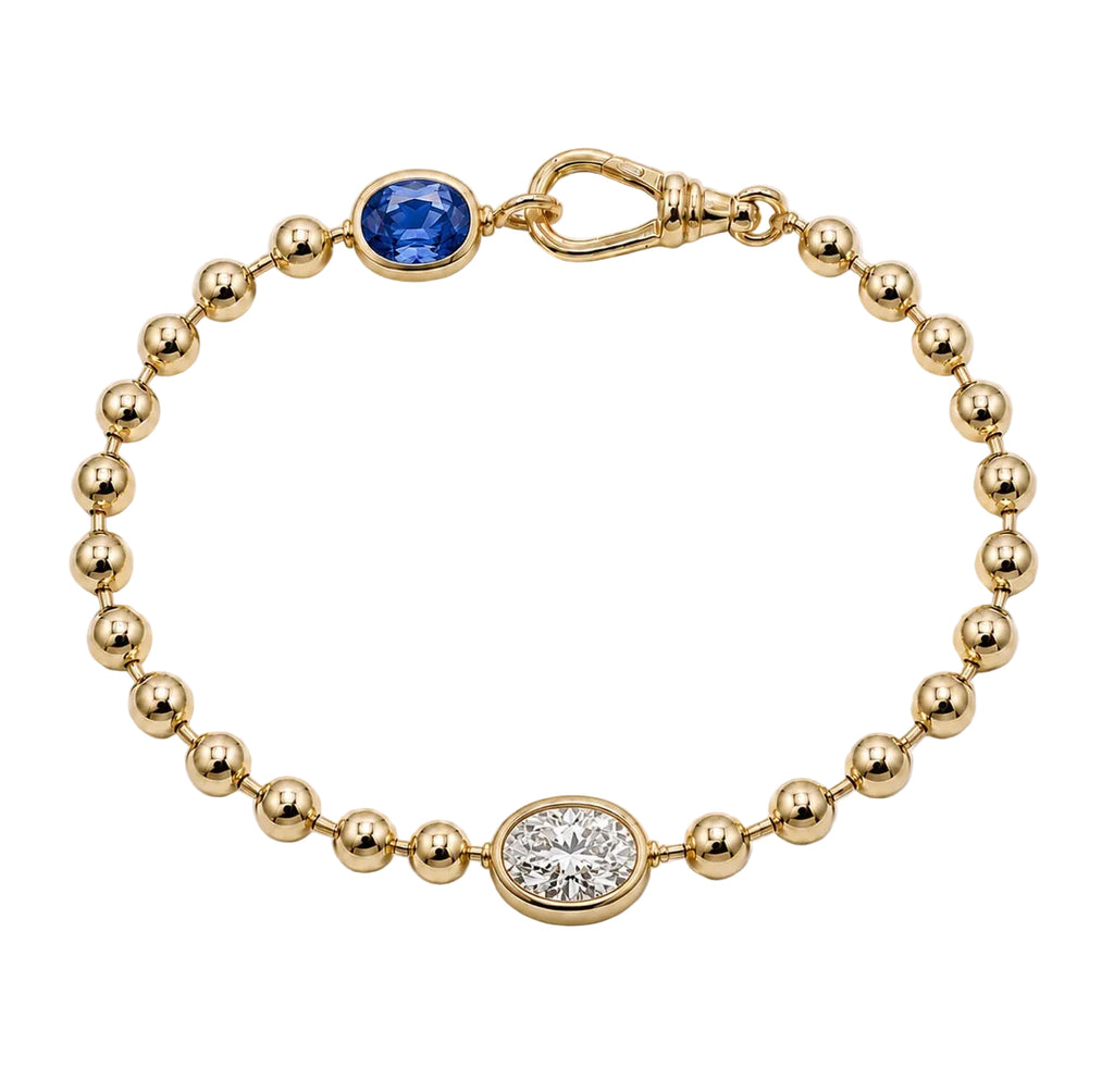 Grande Gold Core Memory Ball Chan Bracelet