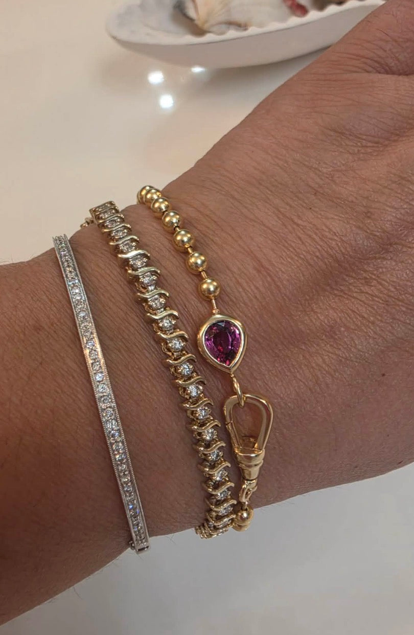 Grande Gold Core Memory Ball Chan Bracelet