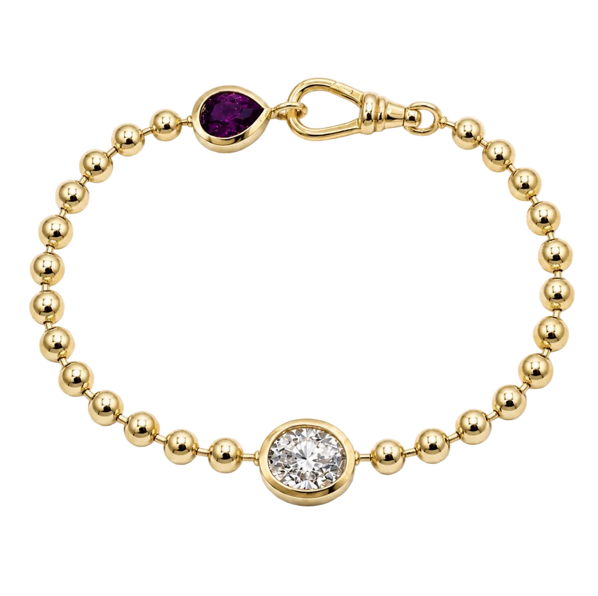 Grande Gold Core Memory Ball Chan Bracelet
