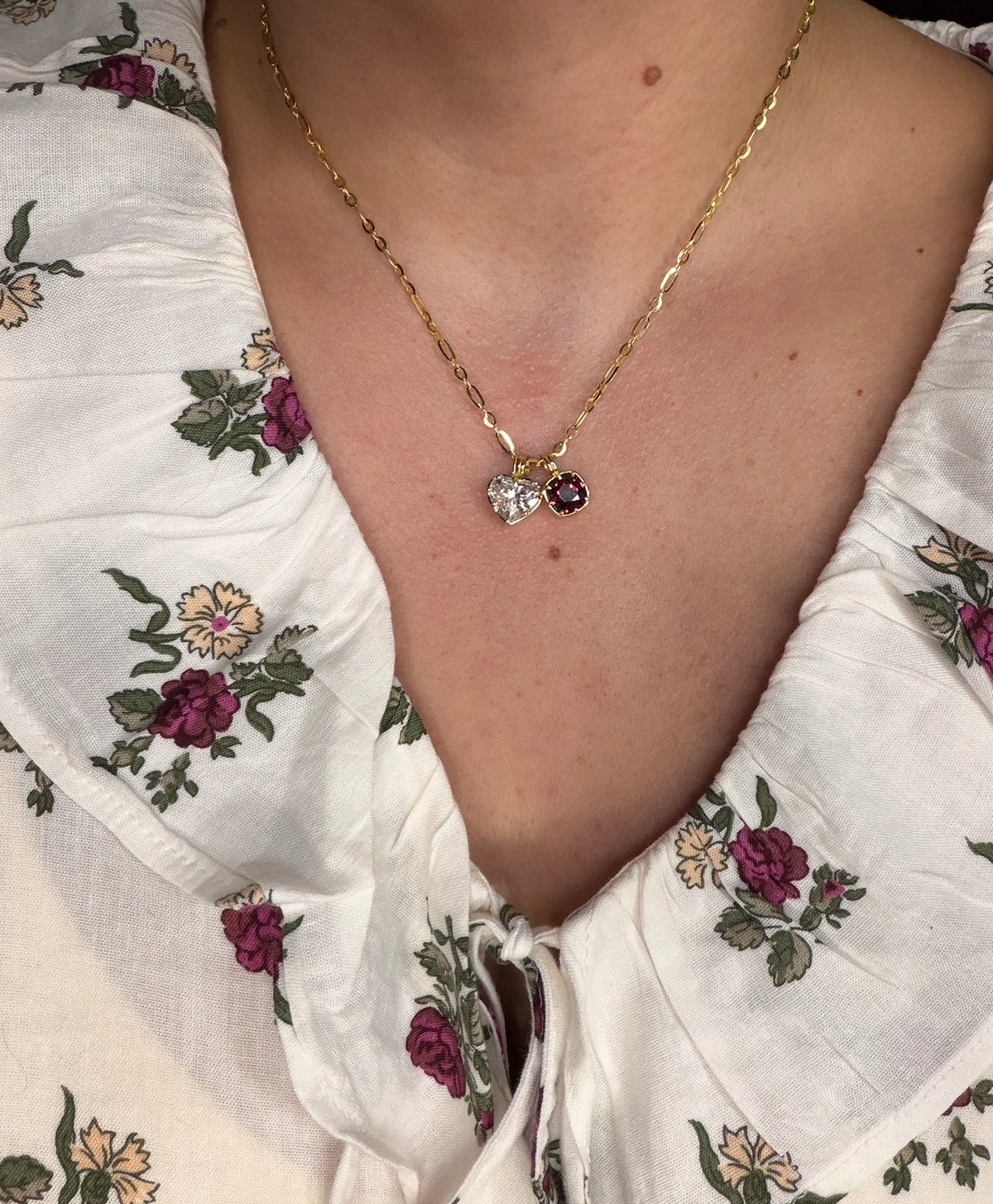 Lovely Heart Diamond Pendant