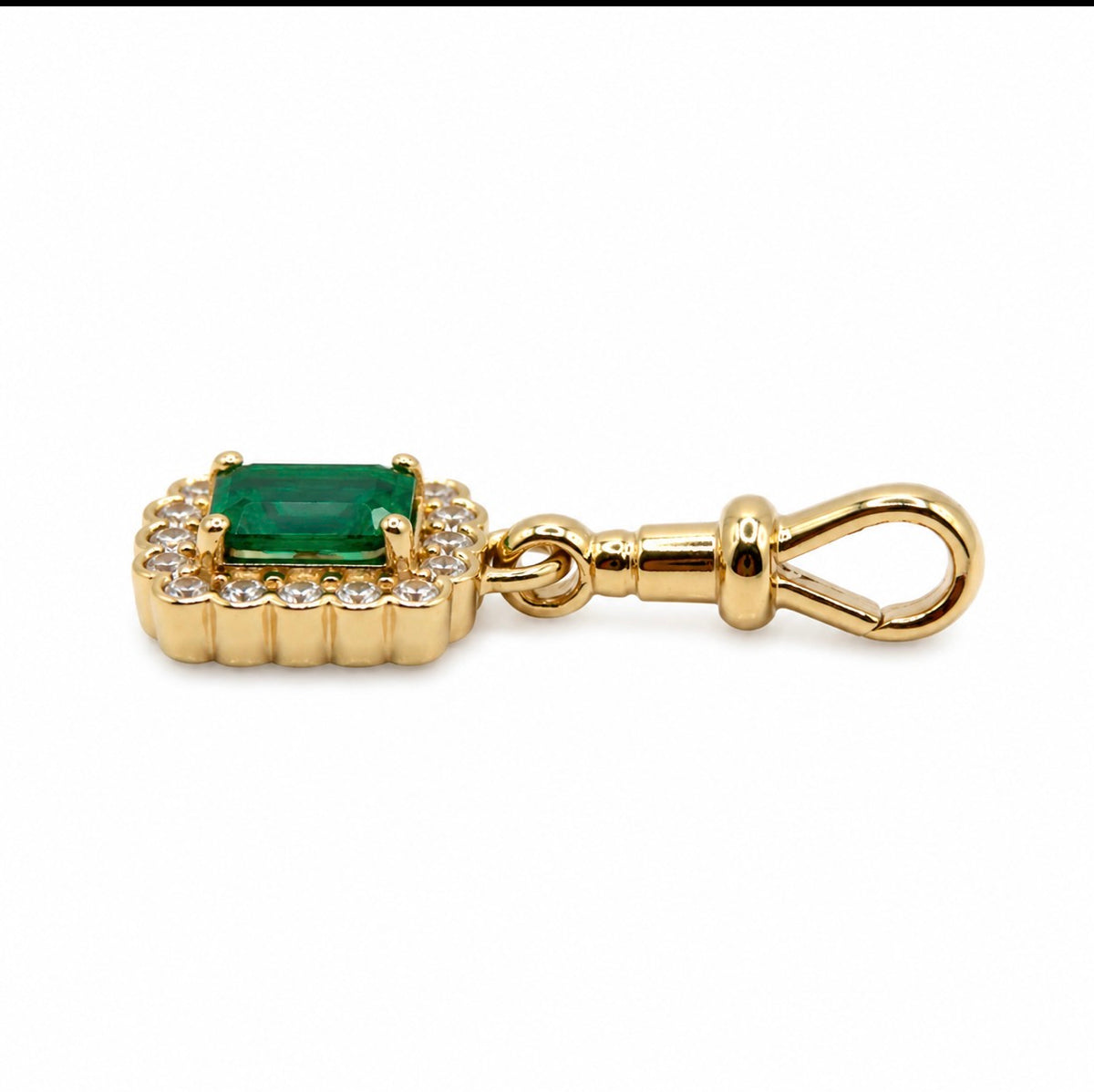 Custom Emerald Heirloom Pendant