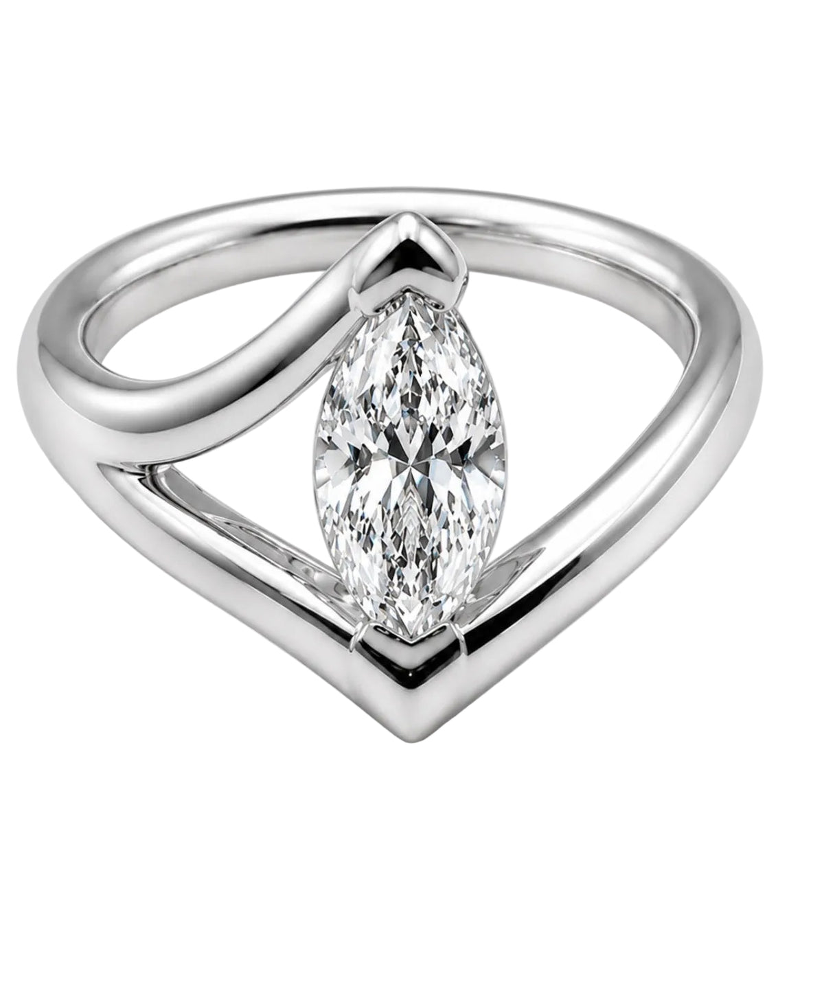 Cleopatra Marquise Pinky Ring
