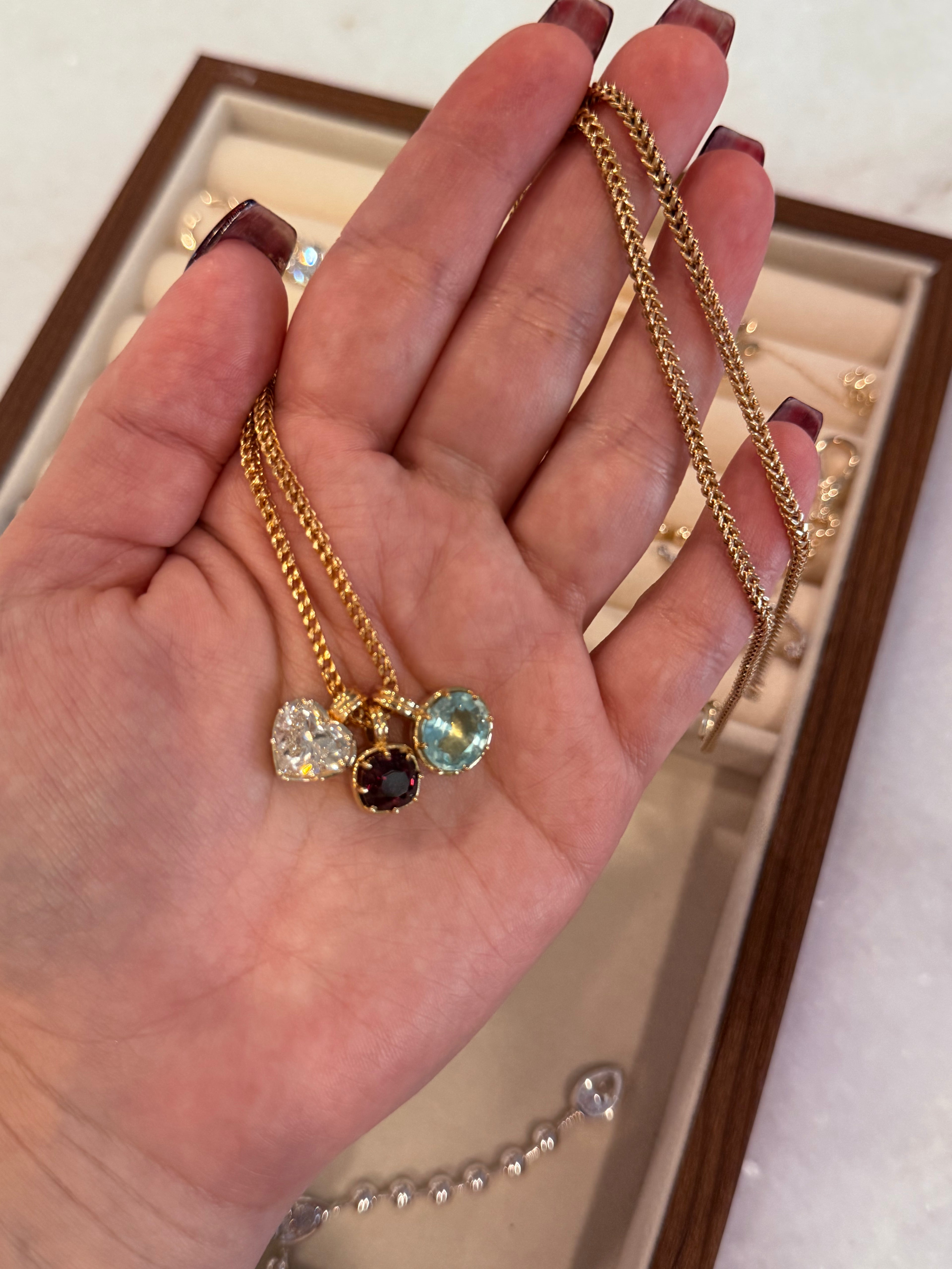 Grande Stardust Gemstone Charm in Cosmos