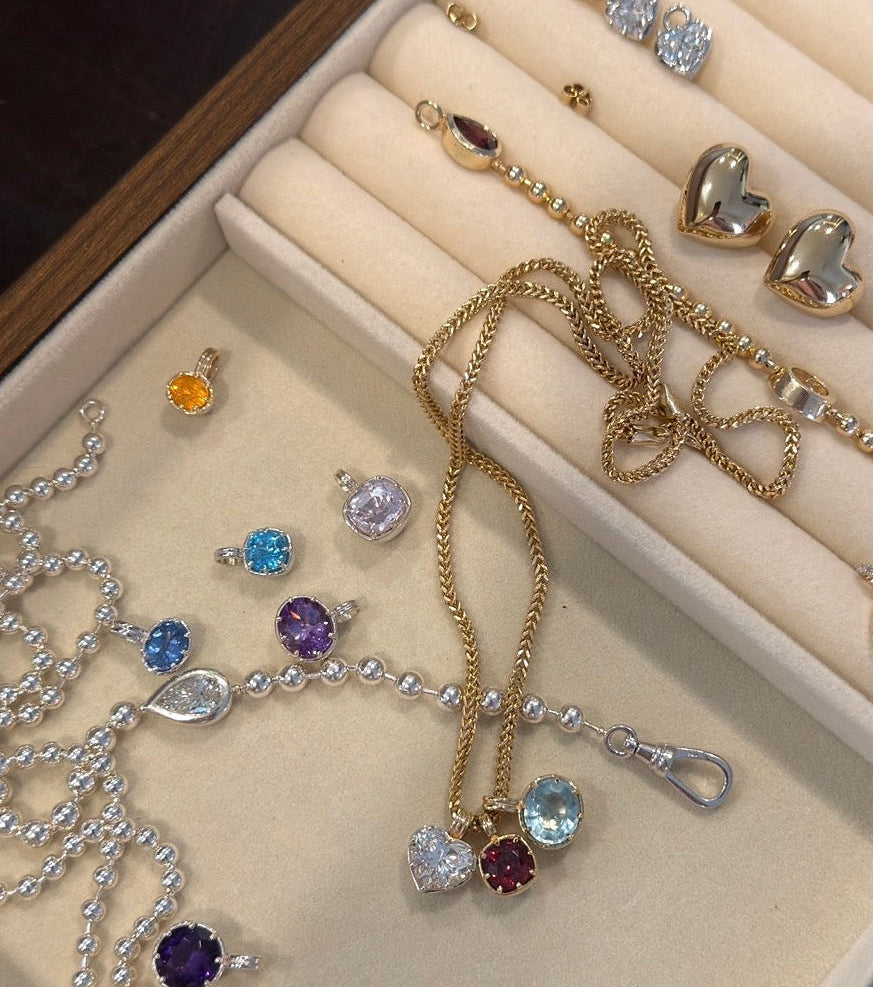Pixi Stardust Gemstone Charm in Sol