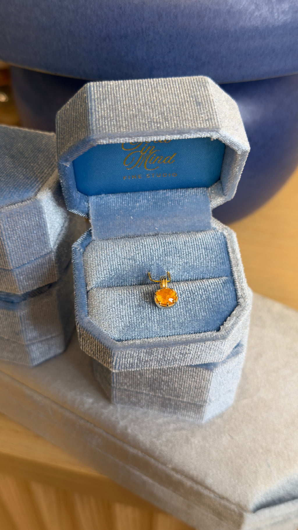 Pixi Stardust Gemstone Charm in Sol