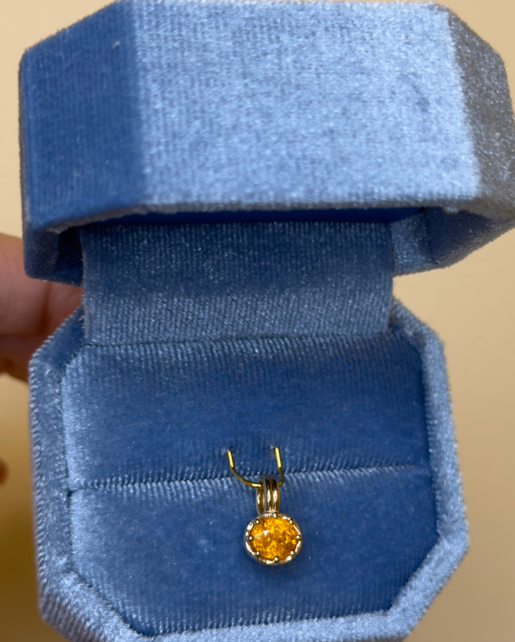 Pixi Stardust Gemstone Charm in Sol