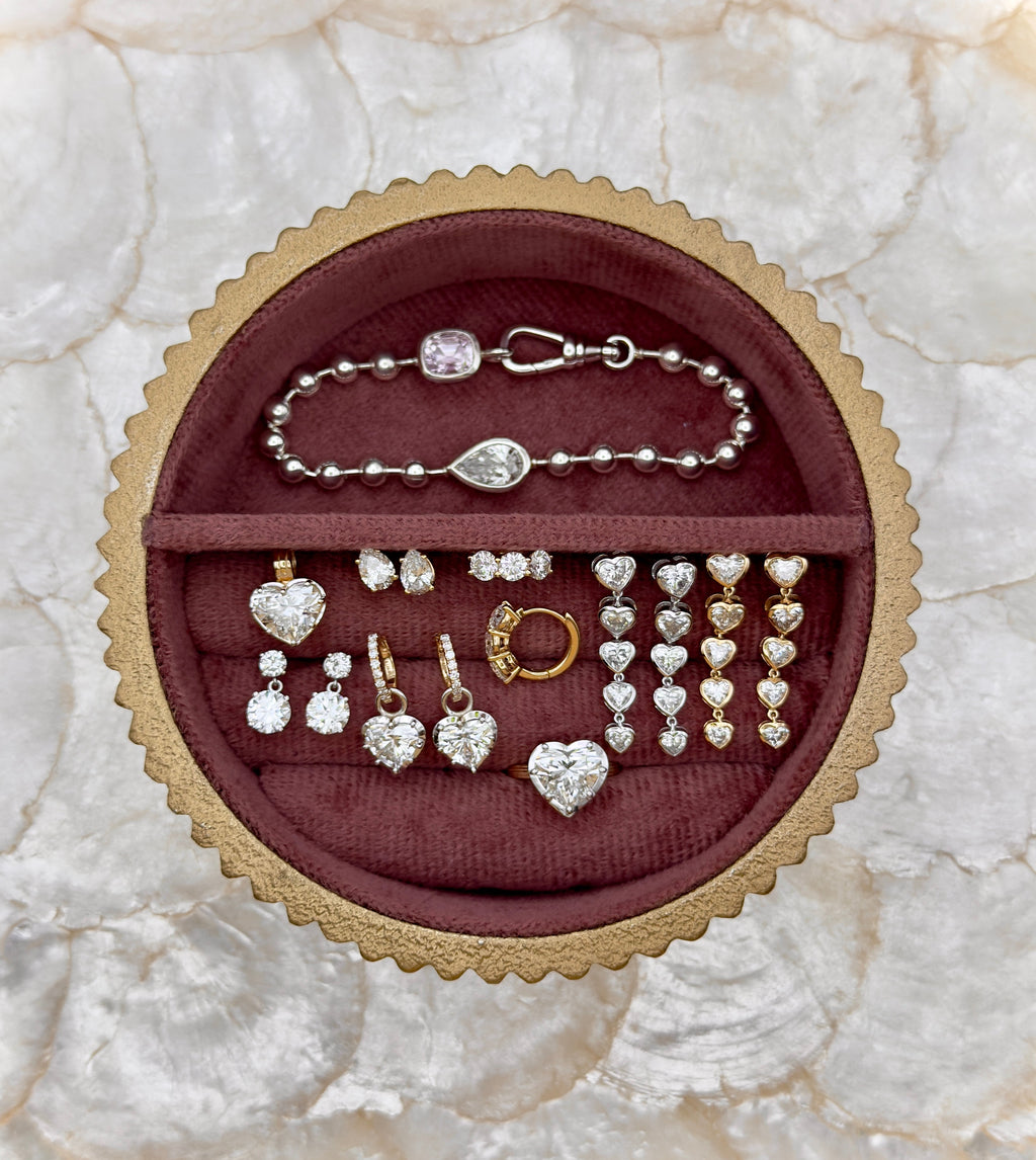 Date Night Heart Drop Earrings