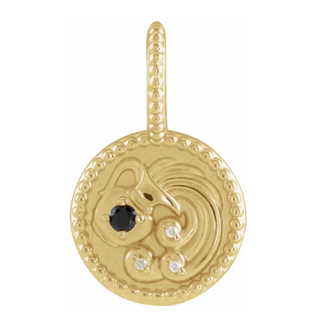 Zodiac Gemstone Charm