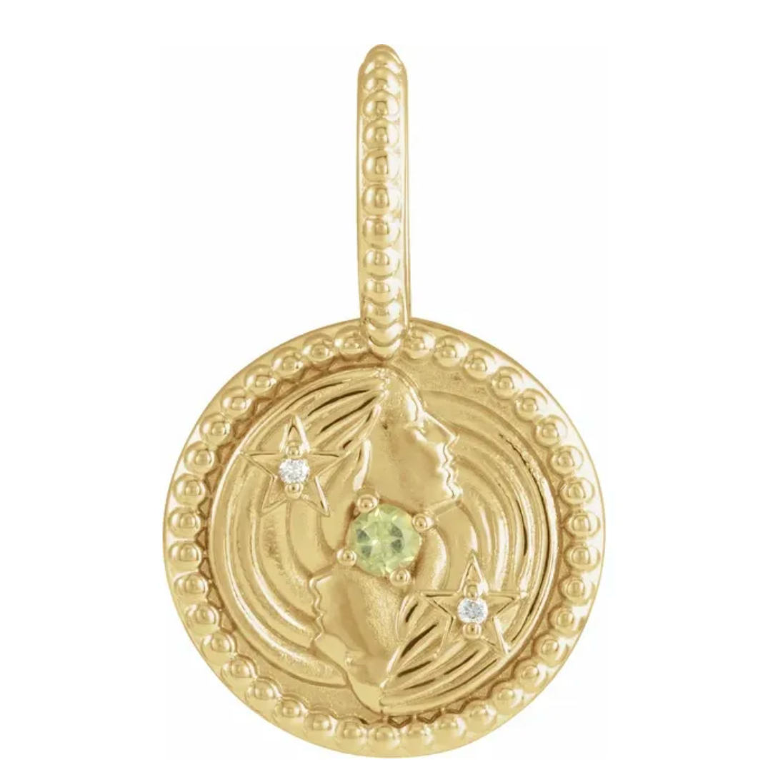 Zodiac Gemstone Charm