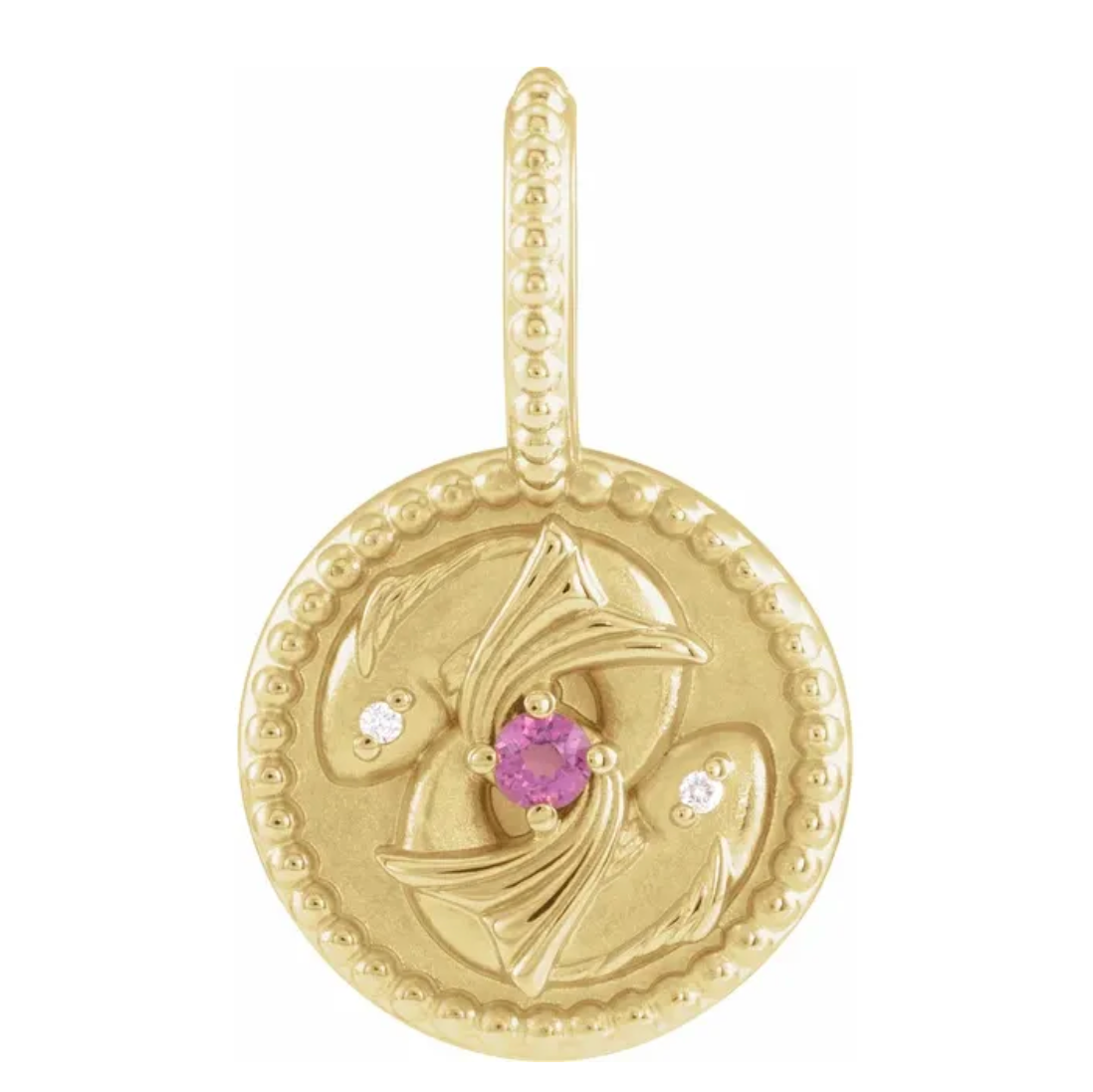 Zodiac Gemstone Charm