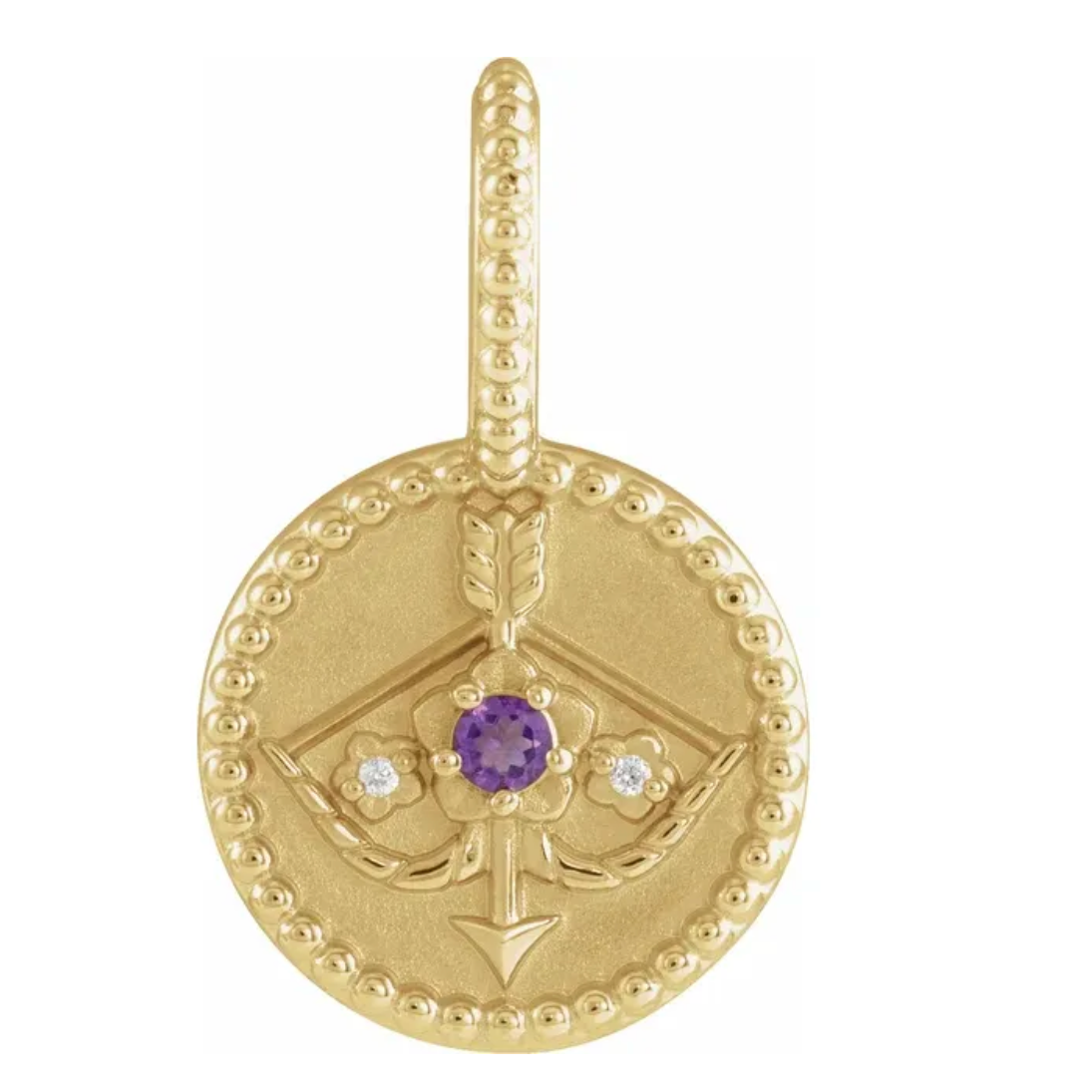 Zodiac Gemstone Charm