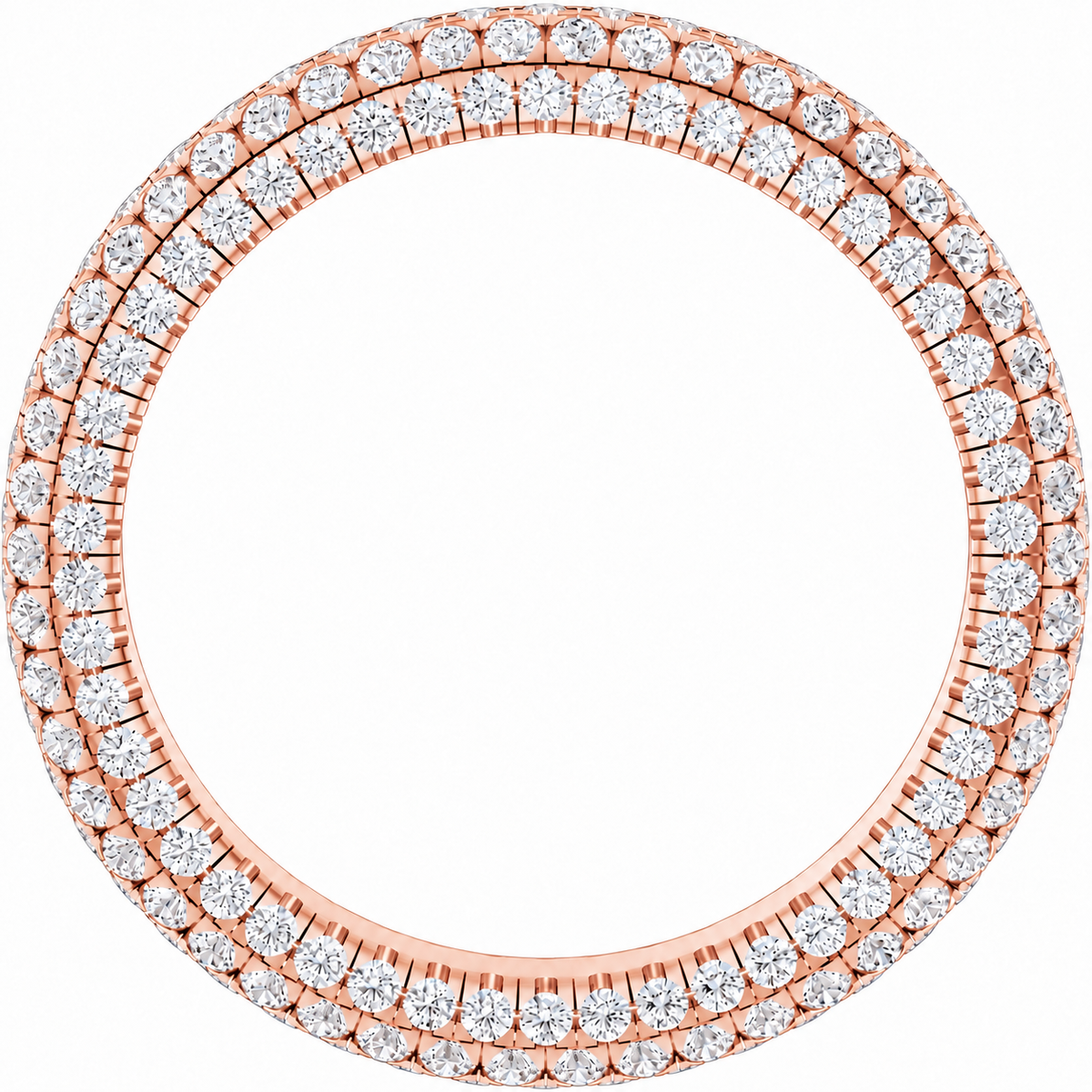 Fancy Pave Diamond Eternity Band