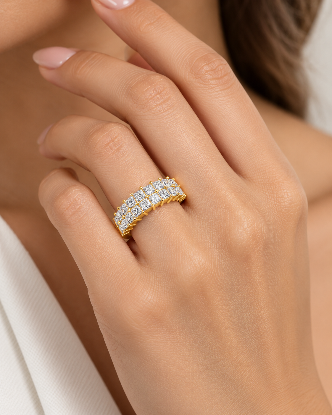 The Duchess Diamond Half Eternity Band