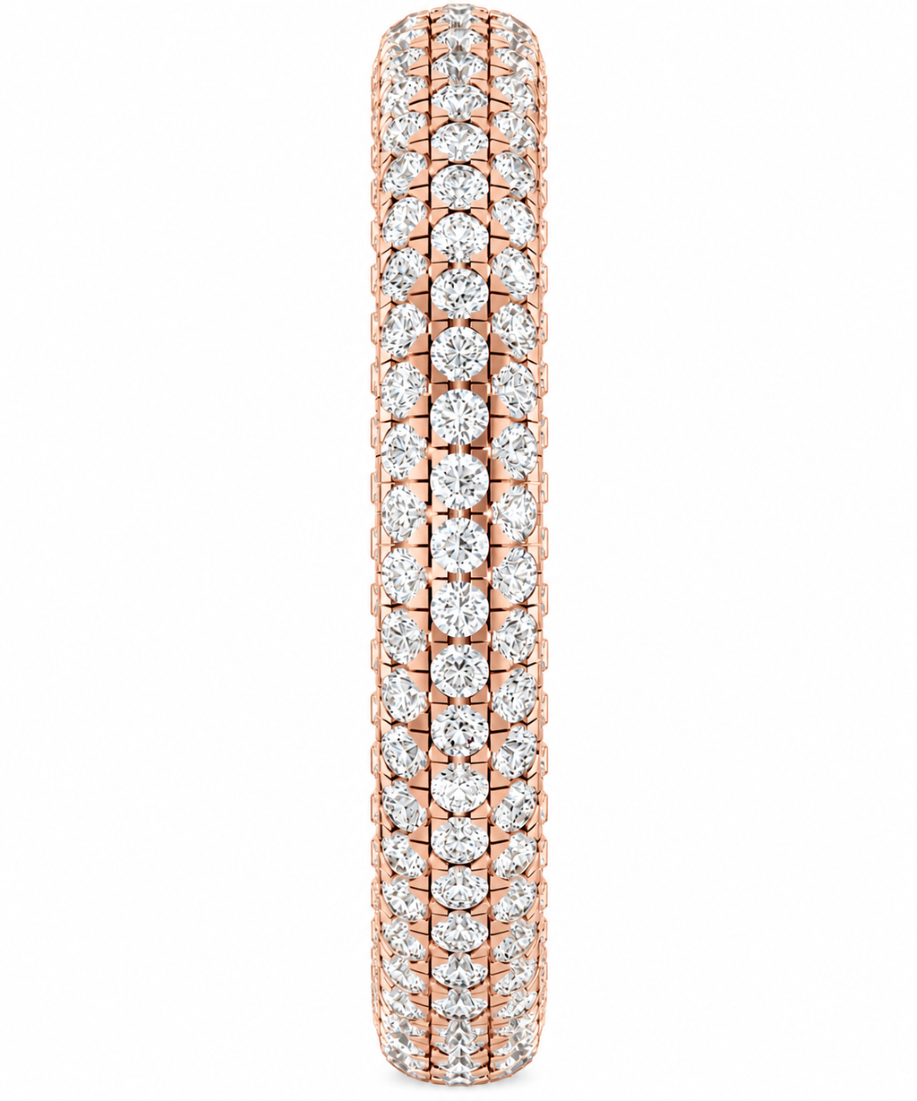 Fancy Pave Diamond Eternity Band