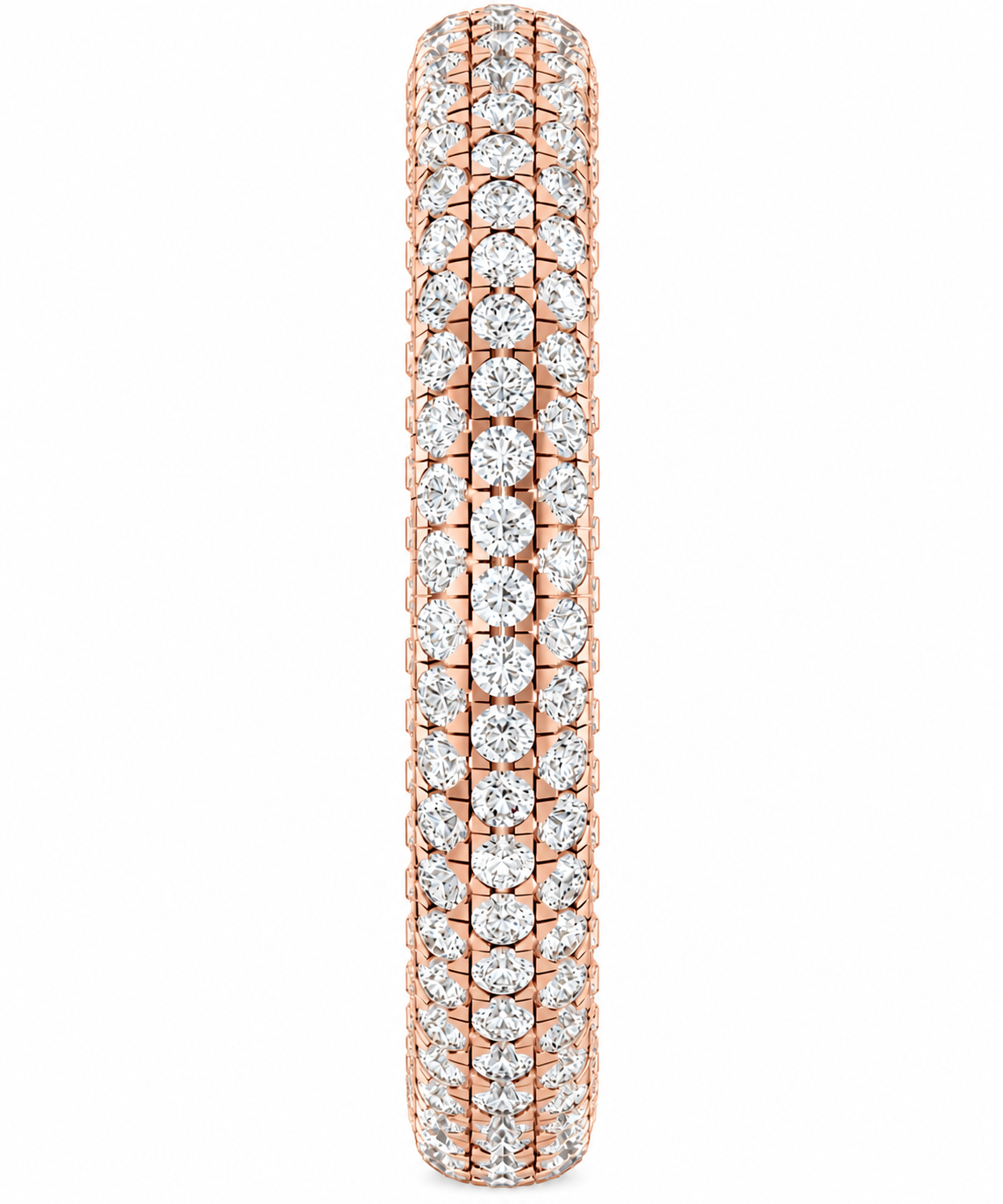 Fancy Pave Diamond Eternity Band