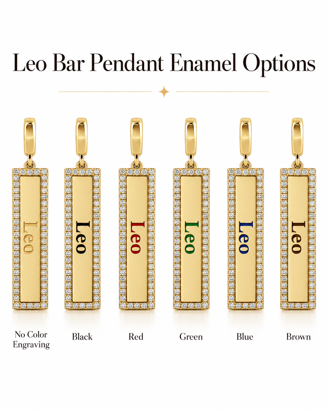 Leo Diamond Name Bar