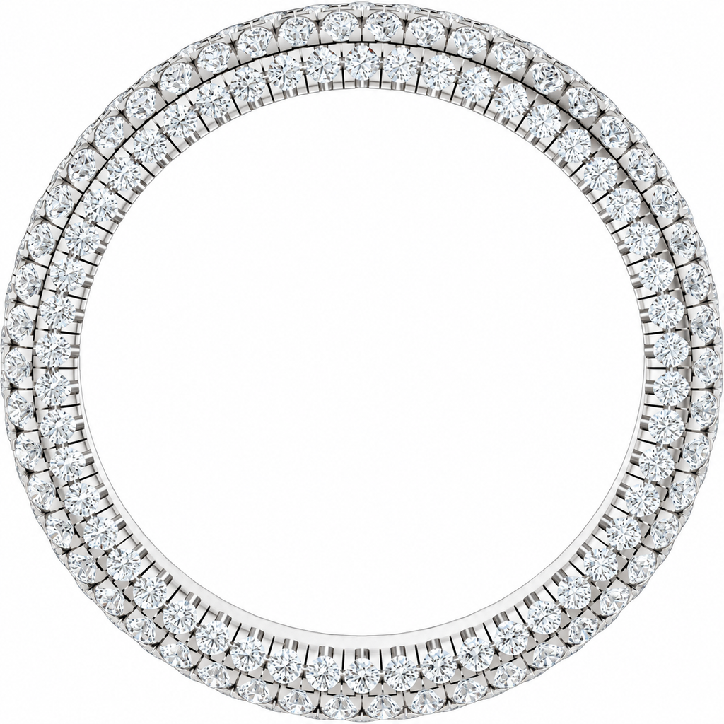 Fancy Pave Diamond Eternity Band