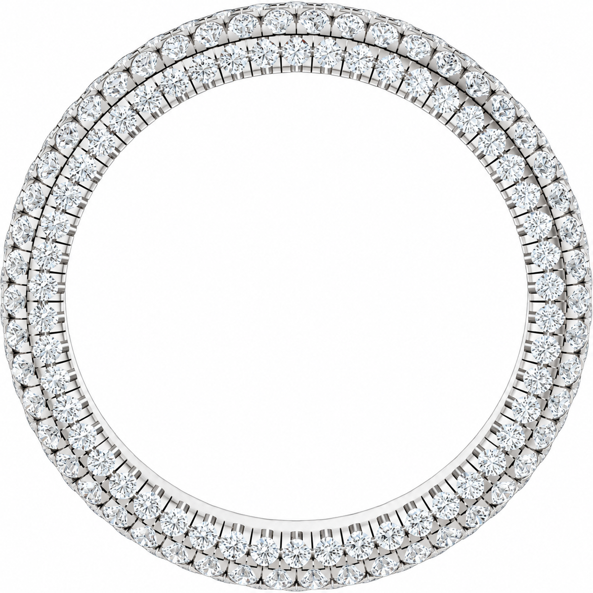 Fancy Pave Diamond Eternity Band