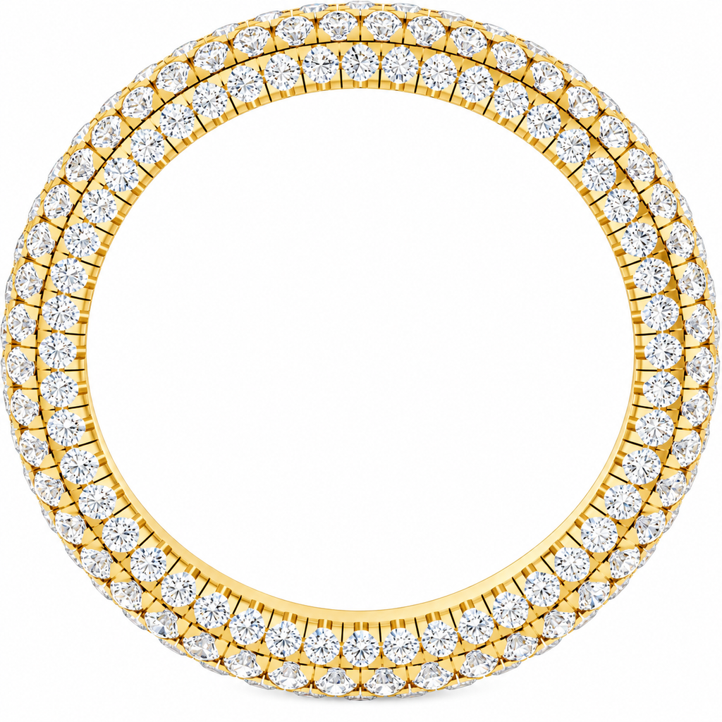 Fancy Pave Diamond Eternity Band