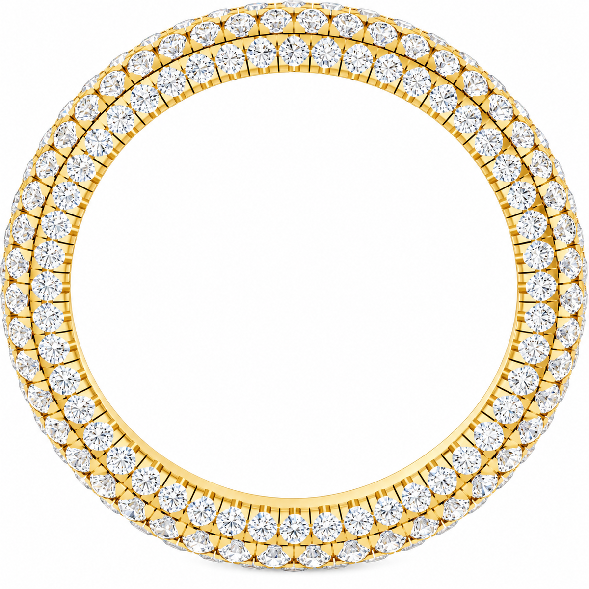 Fancy Pave Diamond Eternity Band