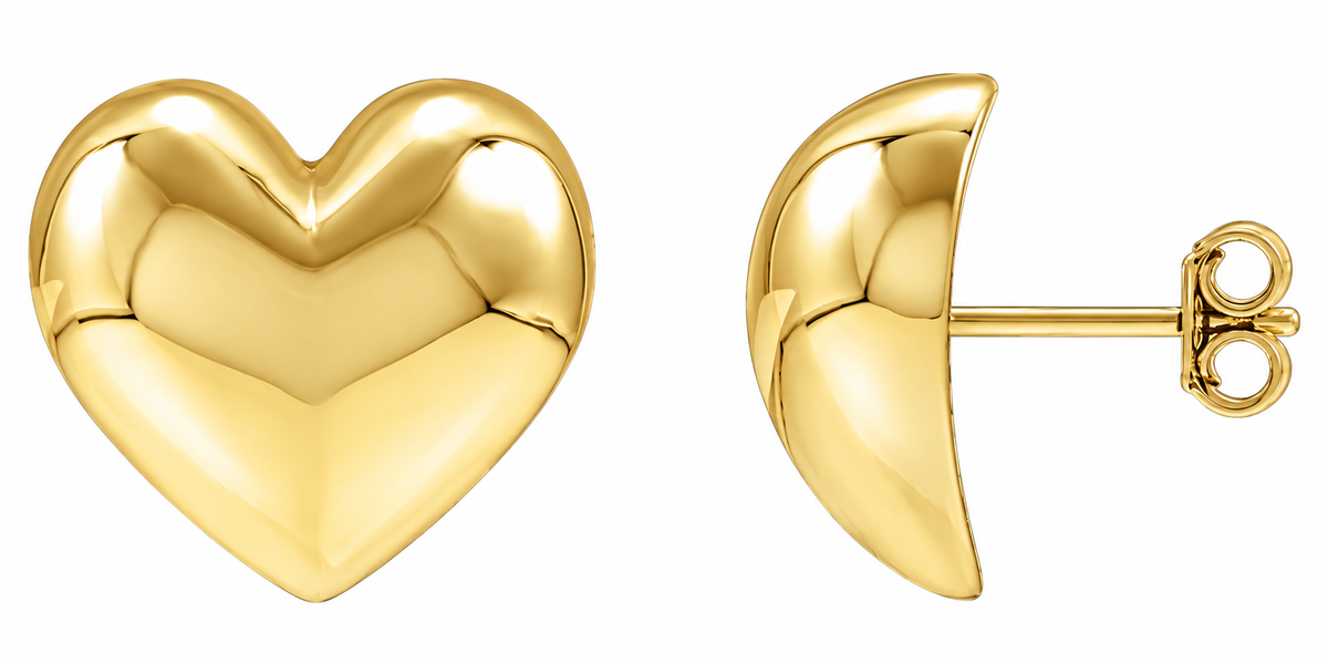 Grande Cutie Puffy Heart Earrings