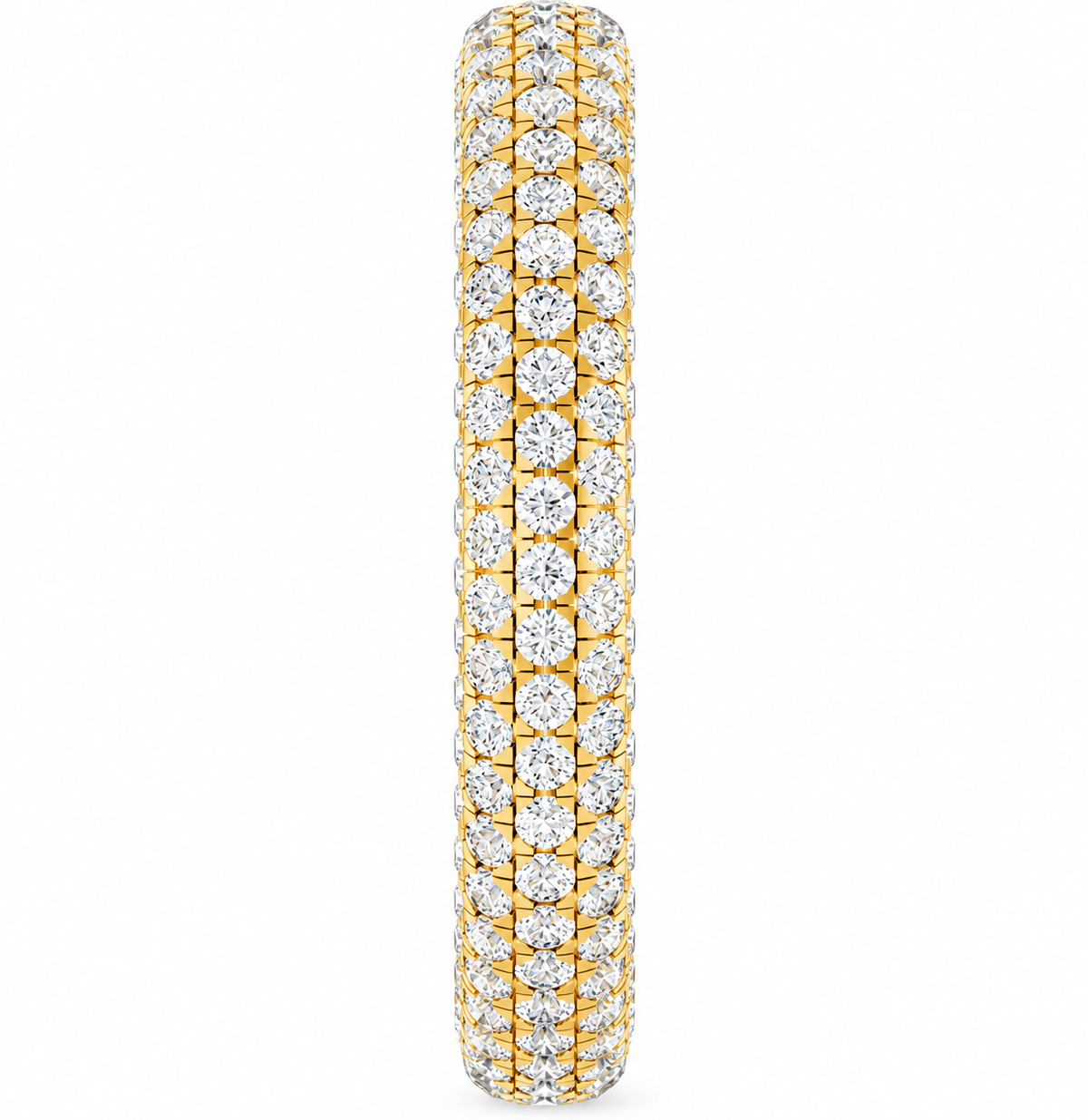 Fancy Pave Diamond Eternity Band