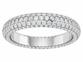 Fancy Pave Diamond Eternity Band