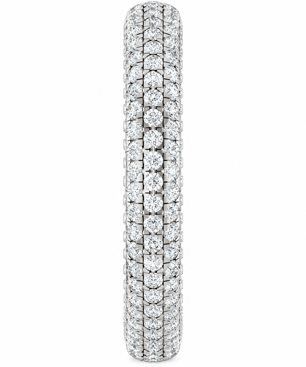 Fancy Pave Diamond Eternity Band