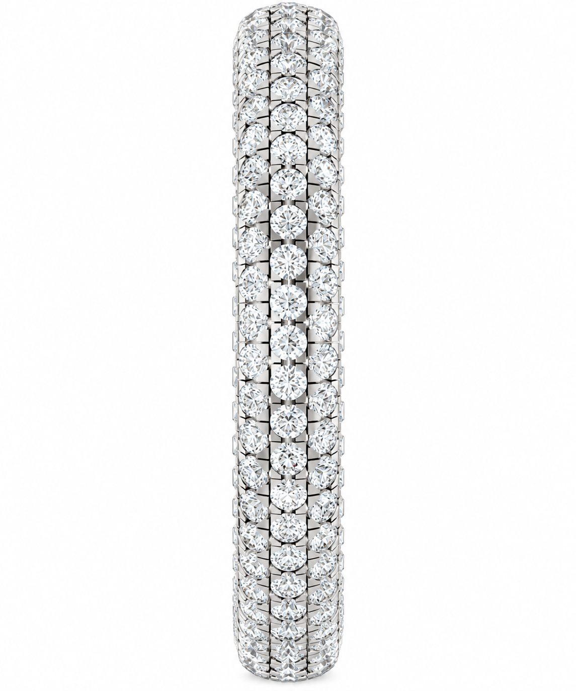 Fancy Pave Diamond Eternity Band