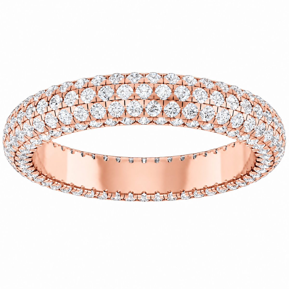 Fancy Pave Diamond Eternity Band