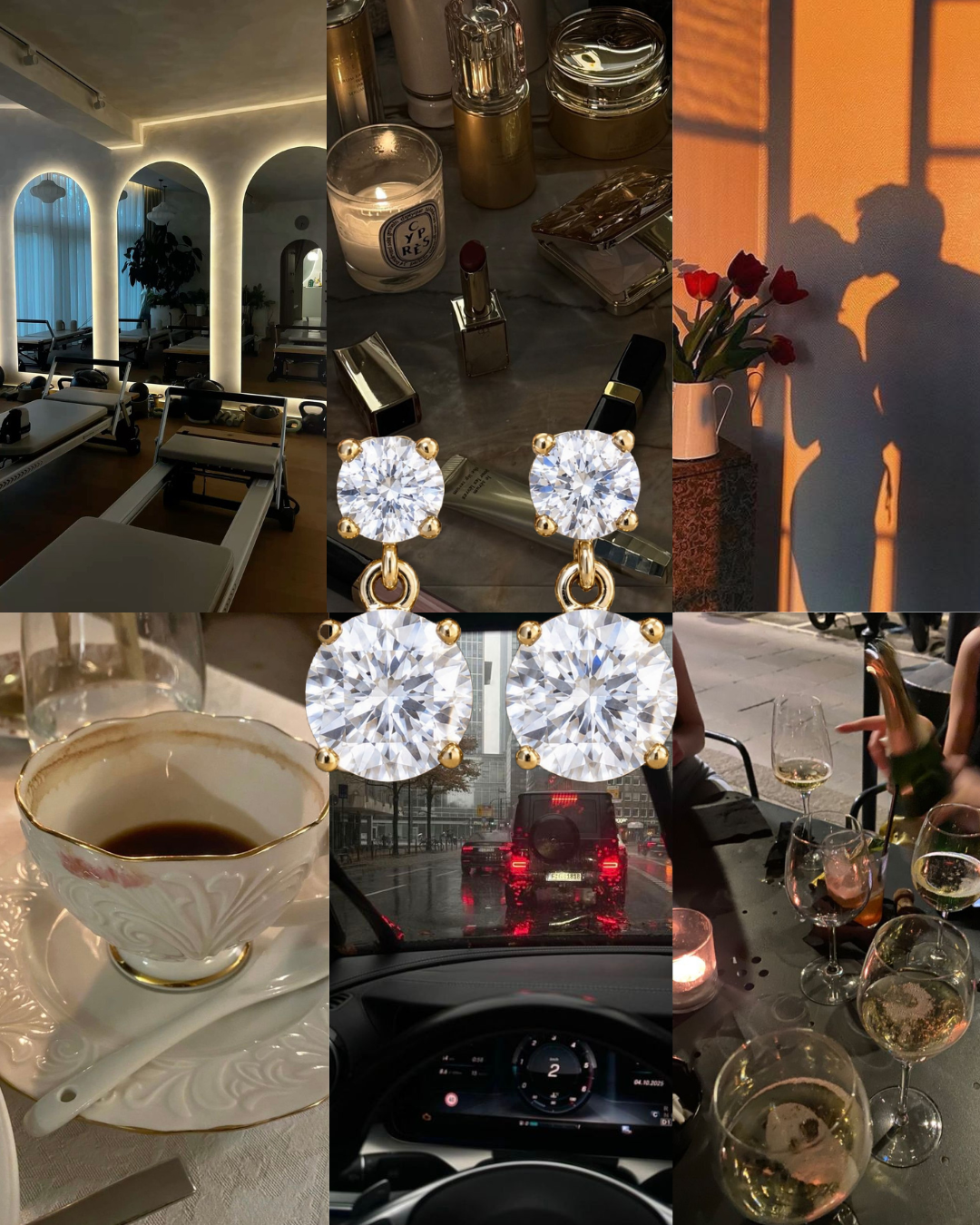 Magic Diamond Drop Earrings