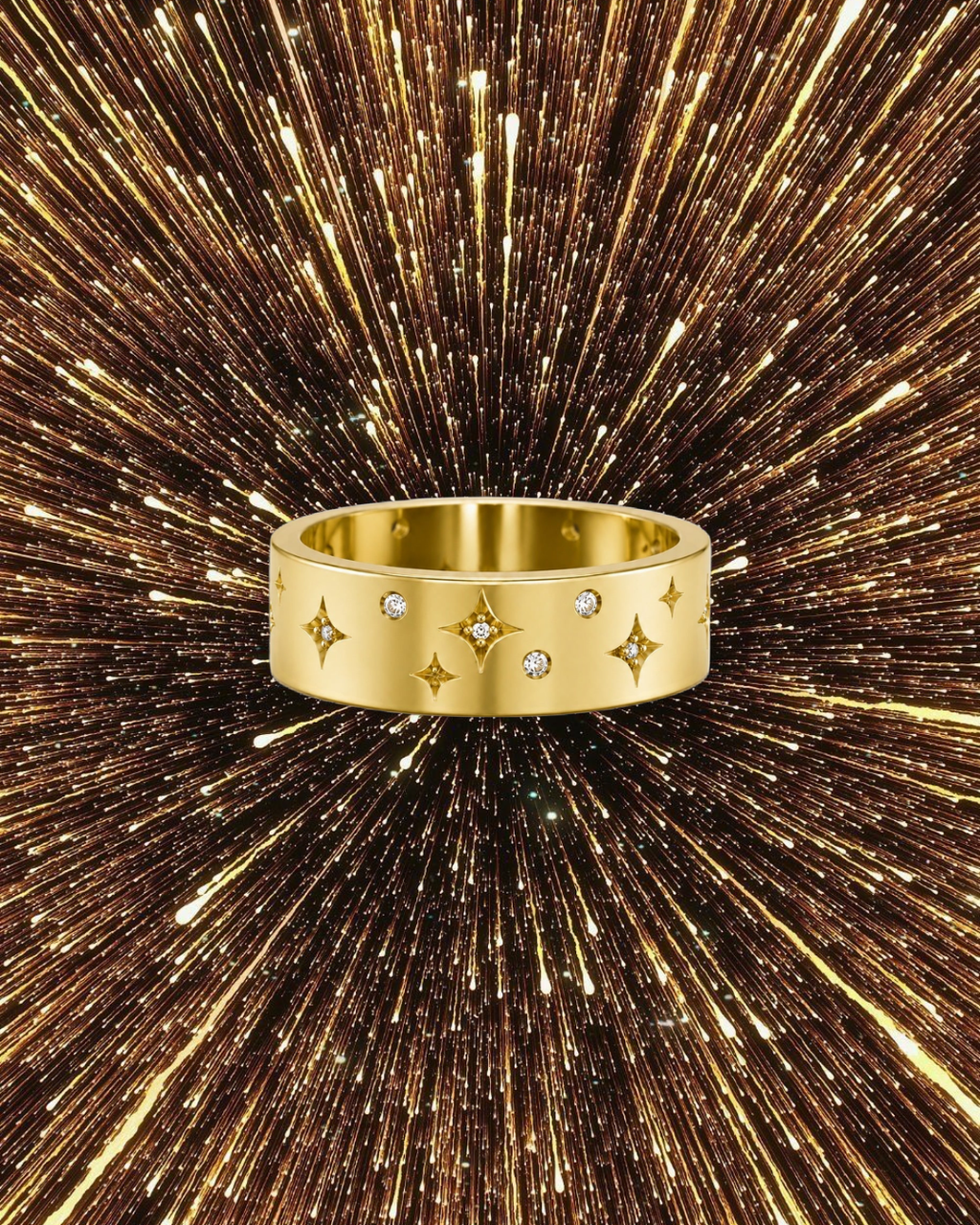 Fairy Dust Diamond Band