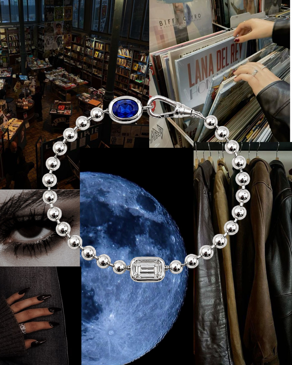 Silver Core Memory Ball Chain Bracelet