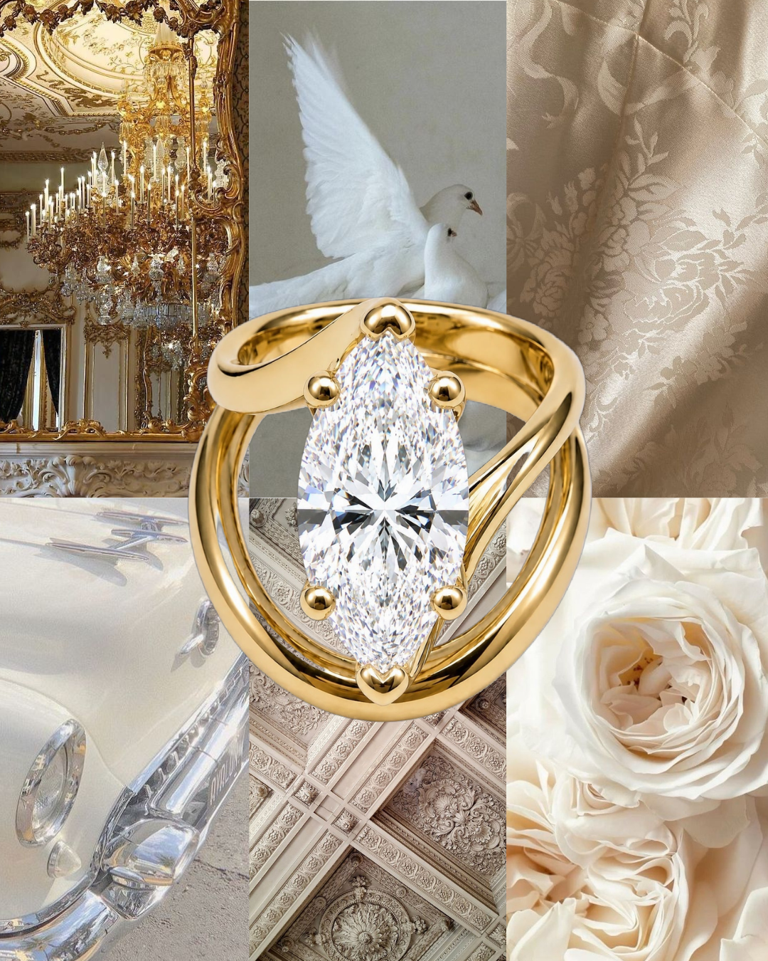 Monroe Marquise Engagement Ring