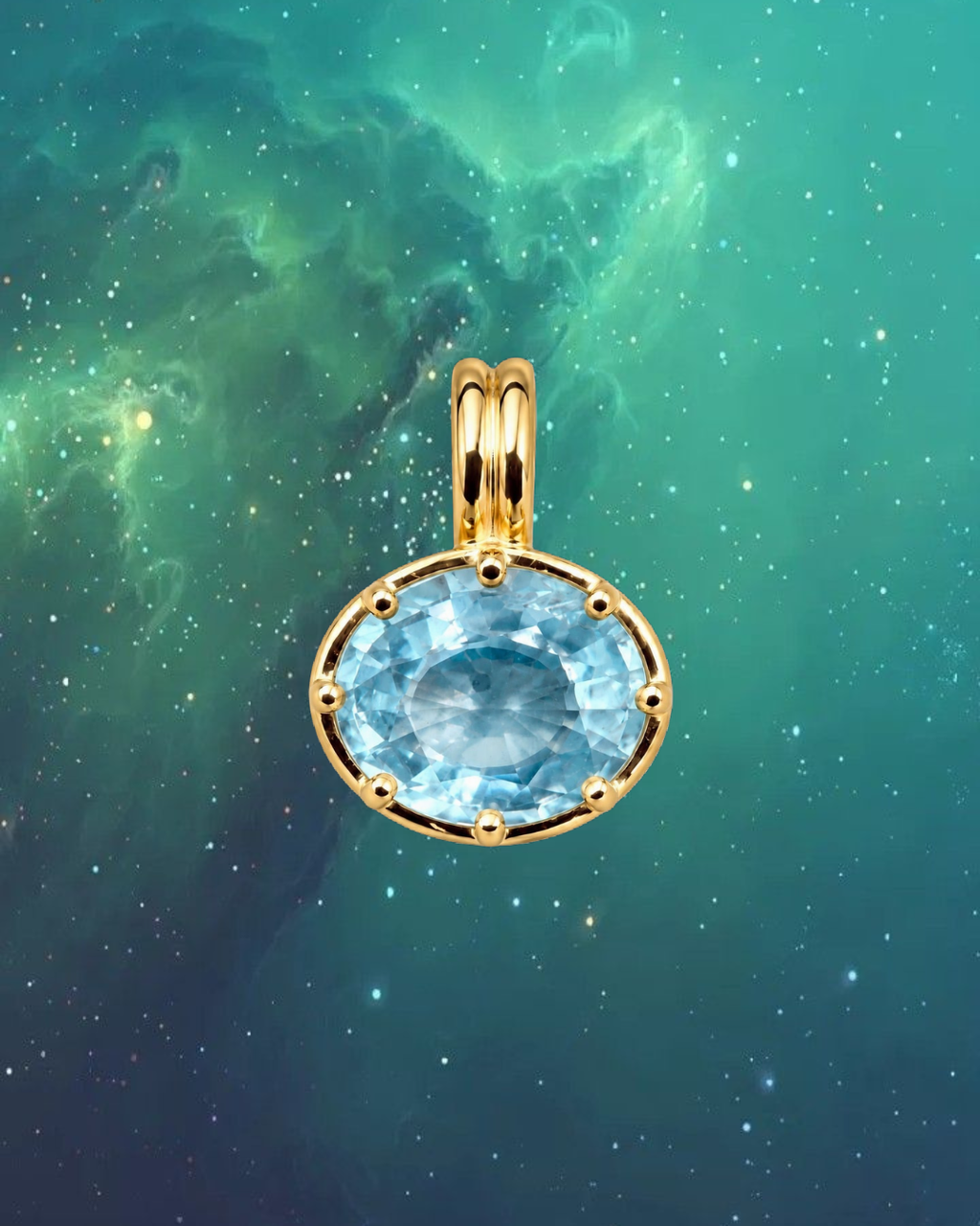 Grande Stardust Gemstone Charm in Cosmos