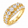 Diamond Croissant Ring
