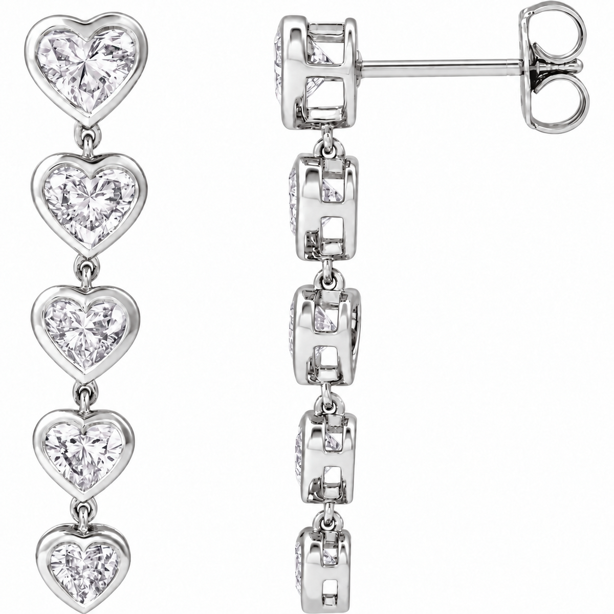 Date Night Heart Drop Earrings
