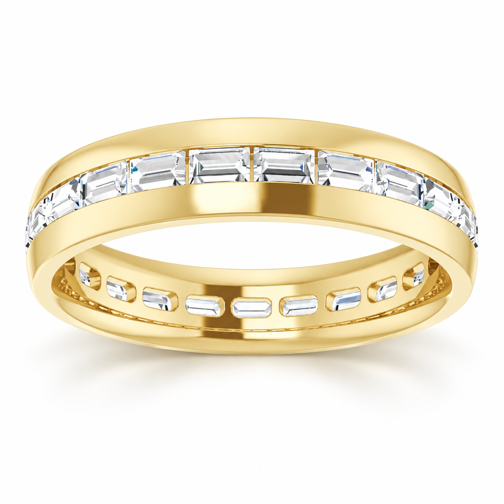 Gaby Baguette Diamond Eternity Band