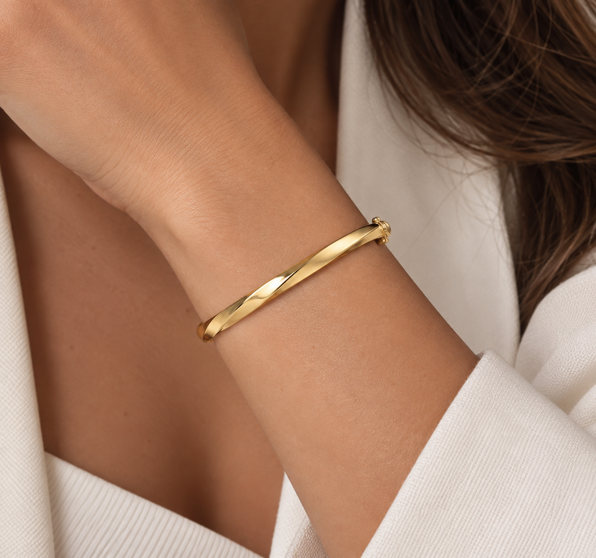 Miami Twisted Bangle Bracelet
