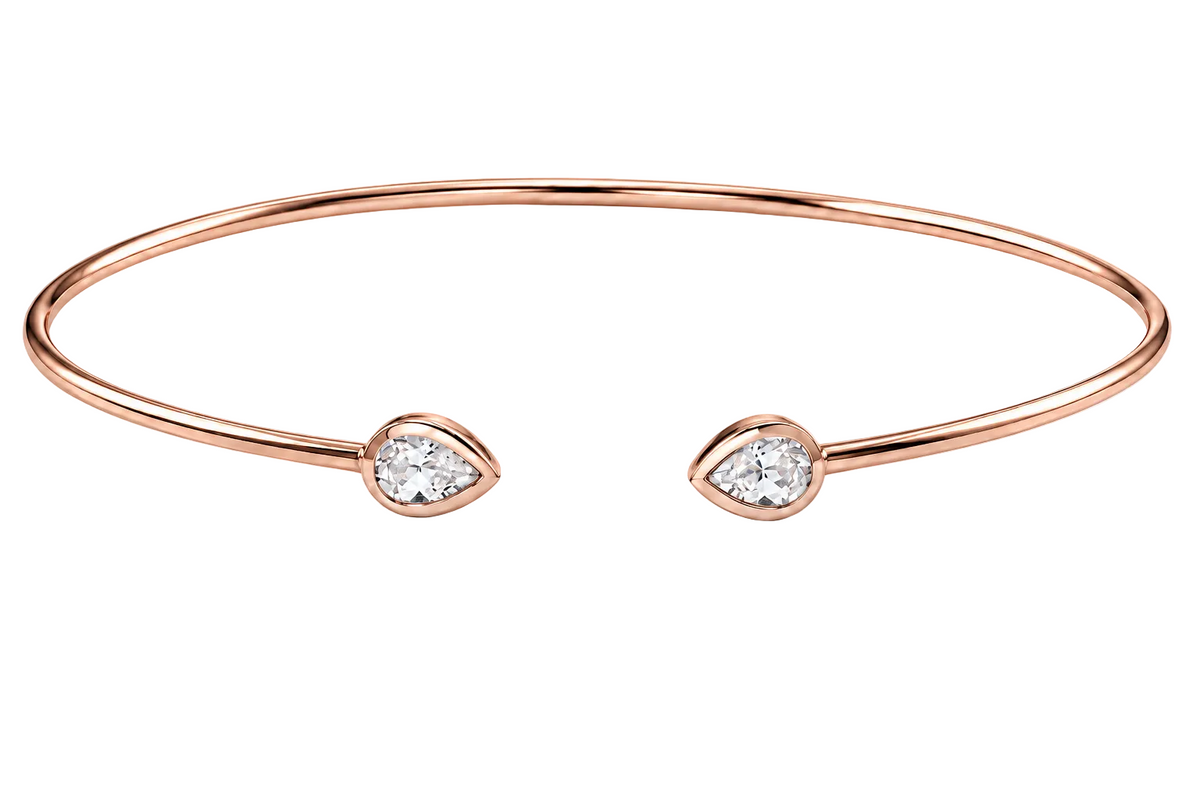 Capri Pear Diamond Cuff